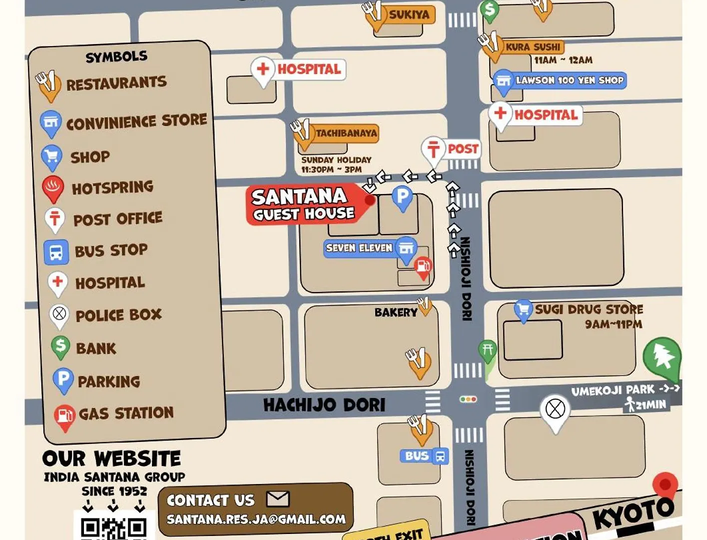 Santana Guest House Kyoto